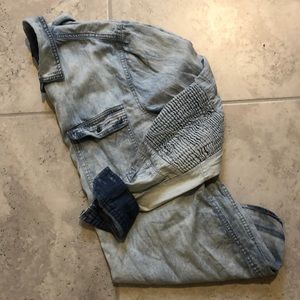 Lightweight Denim Button Up